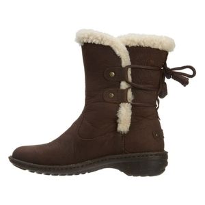 UGG AKADIA STOUT LEATHER WATERPROOF WINTER BOOTS SIZE 5